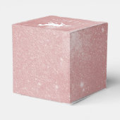 ピンクユニコーン結婚式の引き出物ボックス フェイバーボックス (裏面サイド)