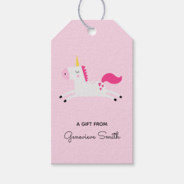 ピンクユニコーン ギフトタグ