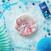 ピンクユニコーン ペーパーボウル (パーティー)