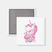ピンクユニコーン マグネット (正面/裏面)