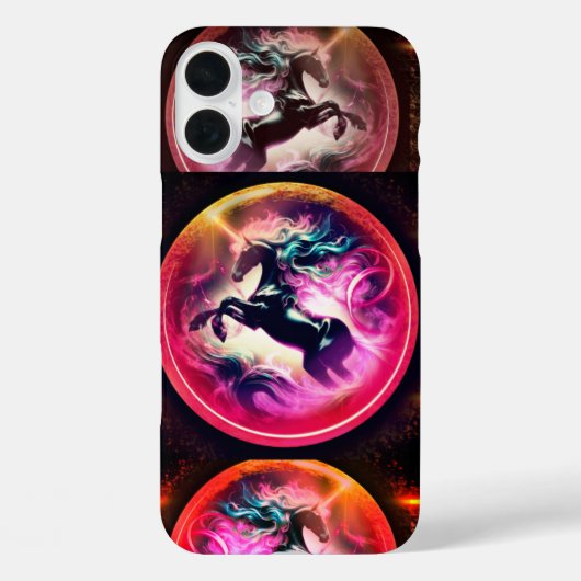 ピンクユニコーンiPhone 13ケース Case-Mate iPhoneケース (裏面)