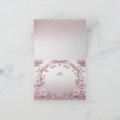 ピンクユニークのフローラサンキューカード サンキューカード