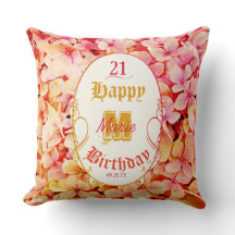 ピンクユニークのモダンKeepsake Happy 21 Birthday