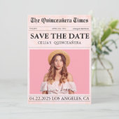 ピンクユニーククモダン・キンセアニラの新聞写真 セーブザデート (スタンド正面)