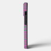 ピンクユニークモダンストライプのパターン Case-Mate iPhoneケース (裏面 / 左)