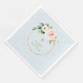 ピンクユニーク赤面フローラ金ゴールドクロスボーイバプテスマ (コーナー)