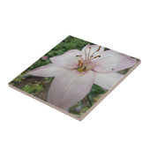 ピンクユリのタイル タイル (側面)