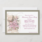 ピンクユリの招待状 招待状 (正面)