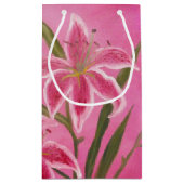 ピンクユリ スモールペーパーバッグ (裏面)