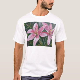 ピンクユリ Tシャツ
