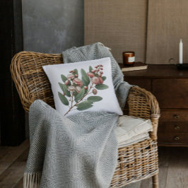 ピンクユーカリプタスブロッサムインスパイア自然アート クッション