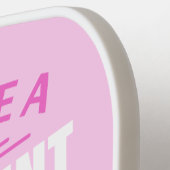 ピンクユーモアのあるの退職用ピックボールパドル ピックルボールラケット (左詳細)