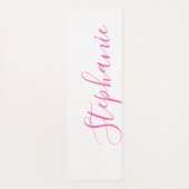 ピンクヨガマットモノグラムモダンヨガマット ヨガマット (裏面)