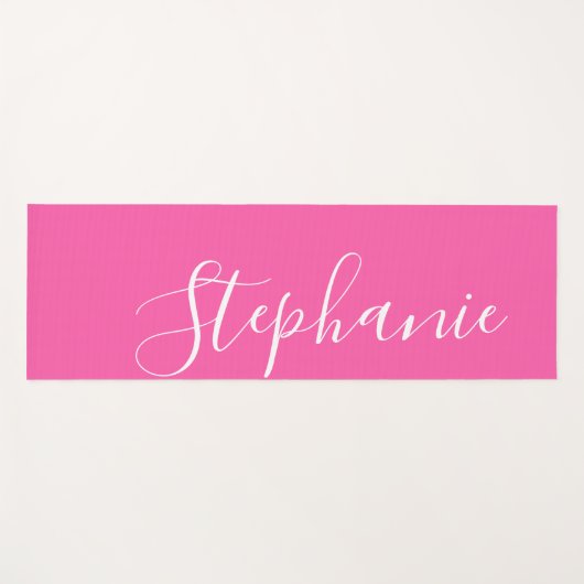 ピンクヨガマットモノグラムモダンヨガマット ヨガマット (正面(横))