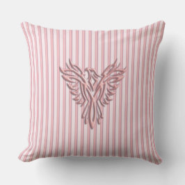 ピンクライジングフェニックスとピンクバンド、新鮮なデザイン クッション