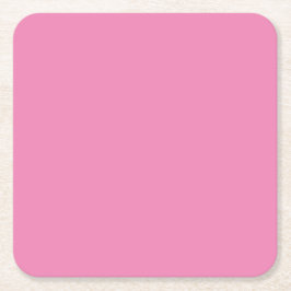 ピンクライトツリアンピンク紙コースター スクエアペーパーコースター