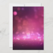 ピンクライトバチェロレッテ 招待状 (裏面)