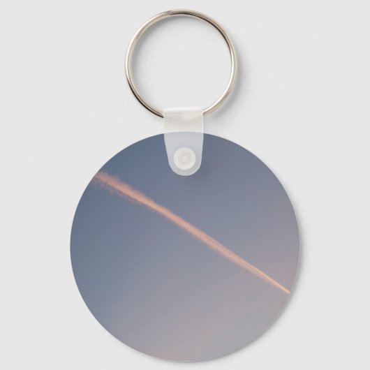 ピンクラインキーチェーン キーホルダー (正面)