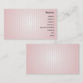 ピンクライン-ビジネス 名刺 (正面/裏面)