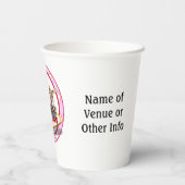 ピンクラスベガスウェルカムサイントランプのポーカー 紙コップ (裏面)