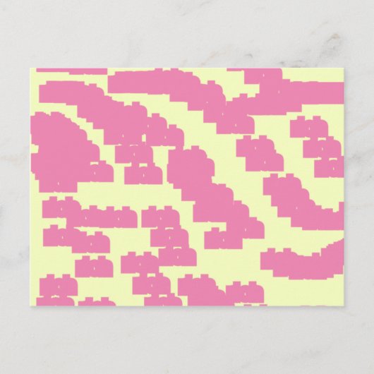 ピンクラッキー888 ポストカード (正面)