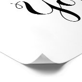 ピンクラッフルパンツ真珠ガールベビーシャワー ポスター (角)