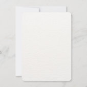 ピンクラッフルボウ誕生日招待状 招待状 (裏面)