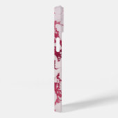 ピンクラパーソナライズされたッシュグリッターマーブルモノグラム Case-Mate iPhoneケース (裏面 / 右)