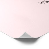 ピンクラブアットファーストスピリッツブライダルシャワーへようこそ ポスター (角)