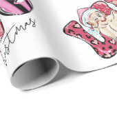 ピンクラブクリスマスラッピング紙 ラッピングペーパー (ロールコーナー)