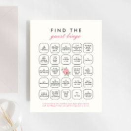 ピンクラブシャックフィアンスゲストビンゴゲームを見つける