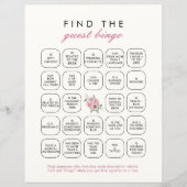 ピンクラブシャックフィアンスゲストビンゴゲームを見つける (正面)