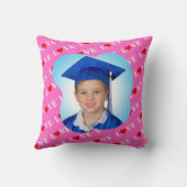 ピンクラブスタイリッシュハート クッション (裏面)