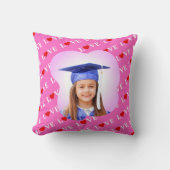 ピンクラブスタイリッシュハート クッション (正面)