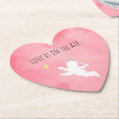 ピンクラブテニスキューピッド ペーパーコースター (アングル)