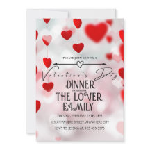 ピンクラブハートバレンタインデーパーティー