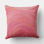 ピンクラブハートパターン クッション (裏面)