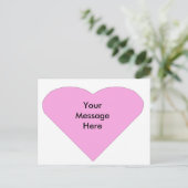 ピンクラブハート ポストカード (スタンド正面)