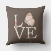 ピンクラブバタフライフローラ クッション (裏面)