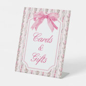 ピンクラブファンシーシャックヴィンテージカードとギフトサイン 台座サイン (正面)