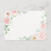 ピンクラブ開花フローラアジサイ共有Aレシピ エンクロージャーカード (裏面)