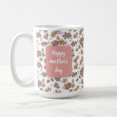 ピンクラブ2フォトコラージュ – カスタム母の日 コーヒーマグカップ (左)