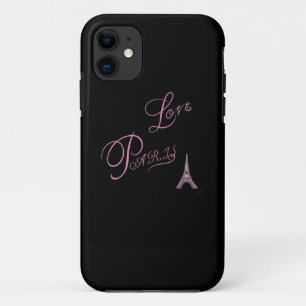 ピンクラブ – パリ – エッフェルタワーユニーク- iPhone 11 ケース