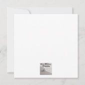 ピンクラブAnna's Hummingbirdフォトフラットカード ノートカード (裏面)