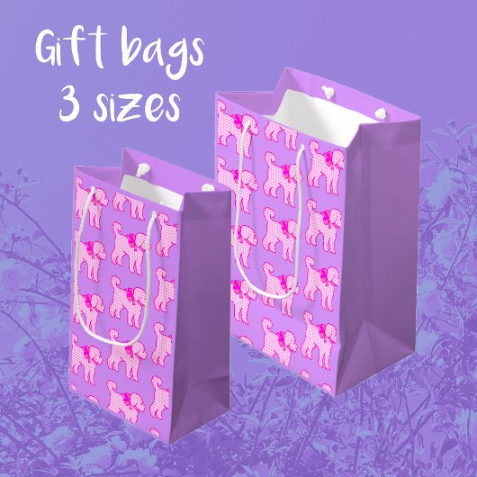 ピンクラベンダードードルドッグキュートおもしろい アクセントクッション