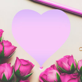 ピンクラベンダーハートシール ハートシール