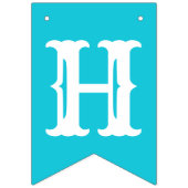 ピンクラマハッピーバースデーパーティー バンティングフラッグ (第2の旗)