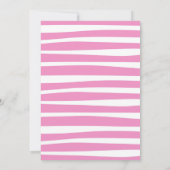 ピンクラマ誕生日招待状 招待状 (裏面)