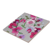 ピンクランイン開花 タイル (側面)