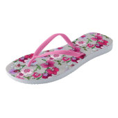 ピンクランイン開花 ビーチサンダル (アングル)